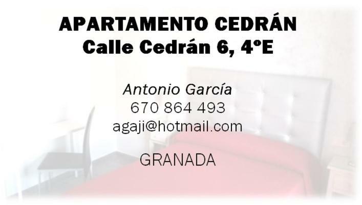 Cedran Granada Apartamento Eksteriør bilde
